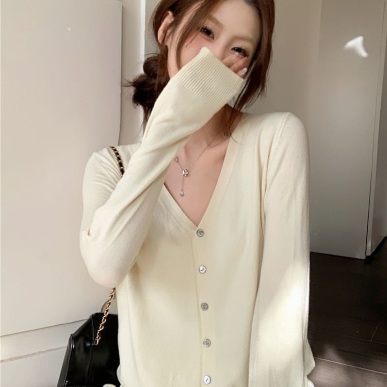 V-Neck Cardigan