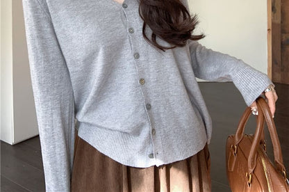 V-Neck Cardigan