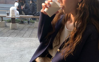 Lapel Collar Cardigan