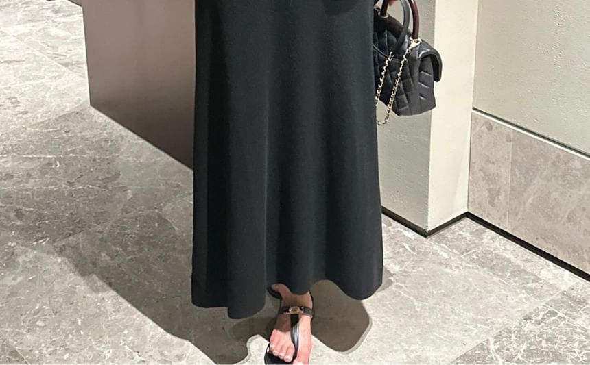 Cape-Sleeve Round Neck Cardigan