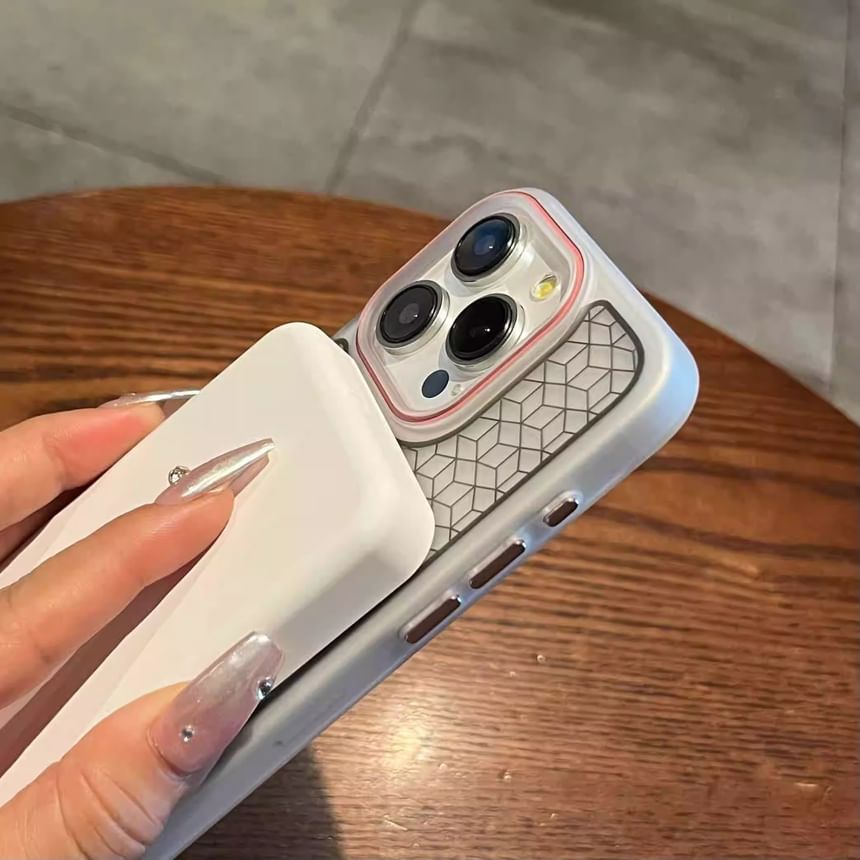 (Compatible MagSafe) Geometric Phone Magnetic Case with