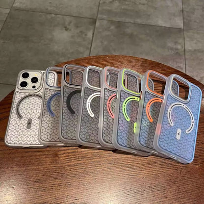 (Compatible MagSafe) Geometric Phone Magnetic Case with