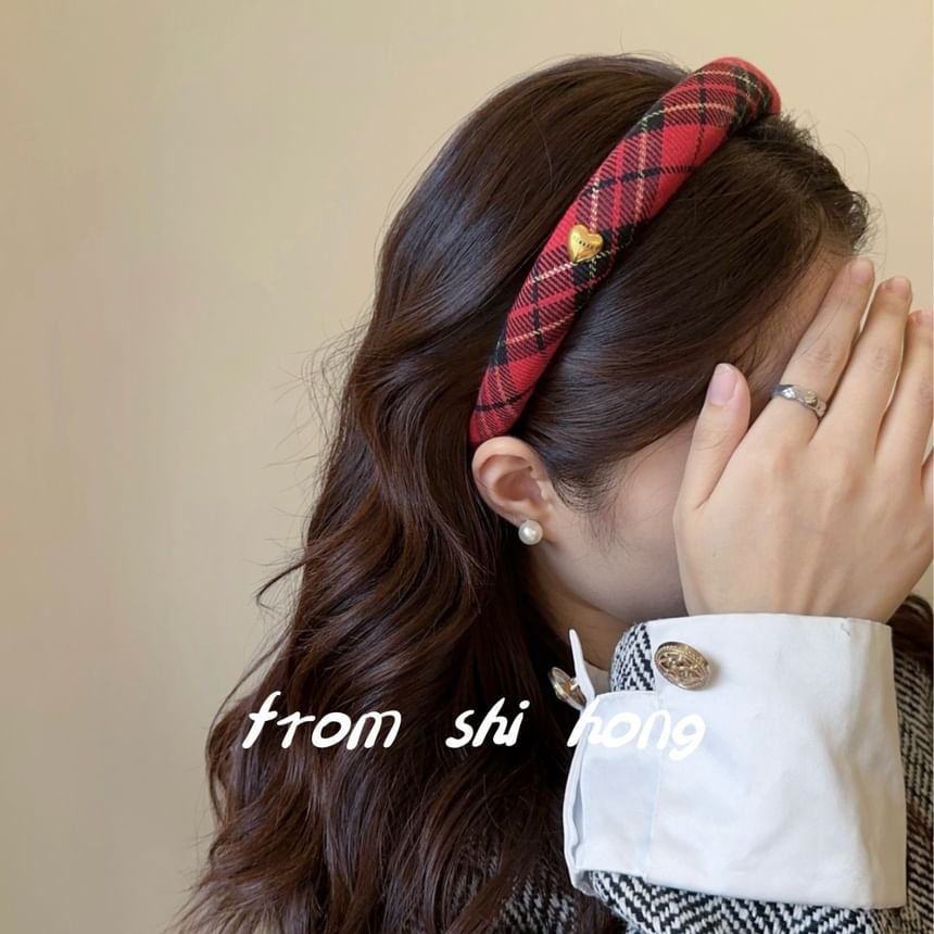 Plaid Headband / Scrunchie