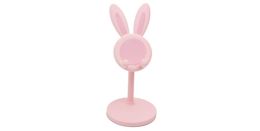 Retractable Rabbit Plastic Desktop Phone Stand