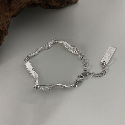 Rhinestone / Irregular Bracelet