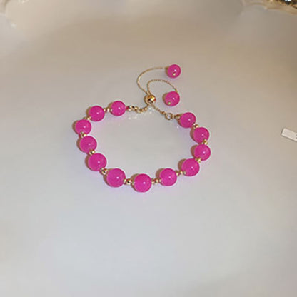 Gemstone Beaded / Rhinestone Bracelet