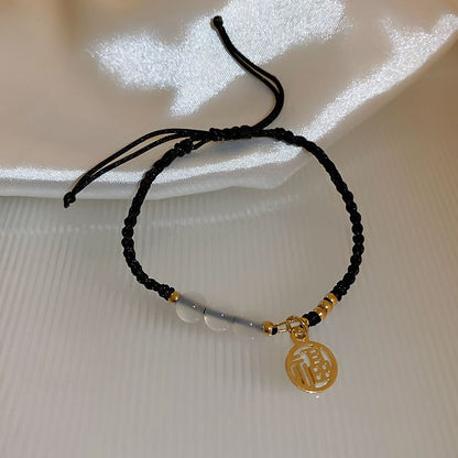 Gemstone Beaded / Rhinestone Bracelet