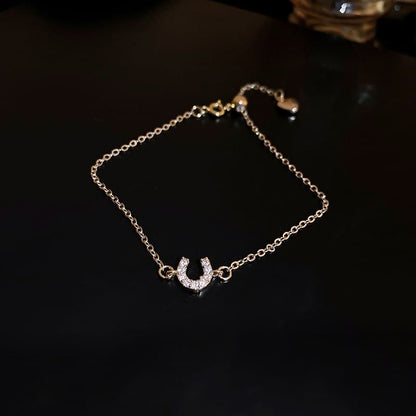 Gemstone Beaded / Rhinestone Bracelet