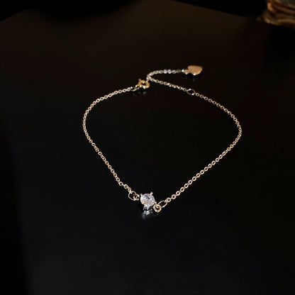 Gemstone Beaded / Rhinestone Bracelet