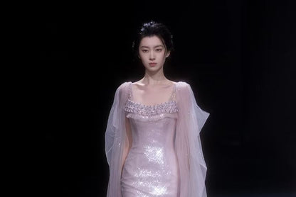 Strap Gown Sheath Evening Lace Plain Spaghetti Trim