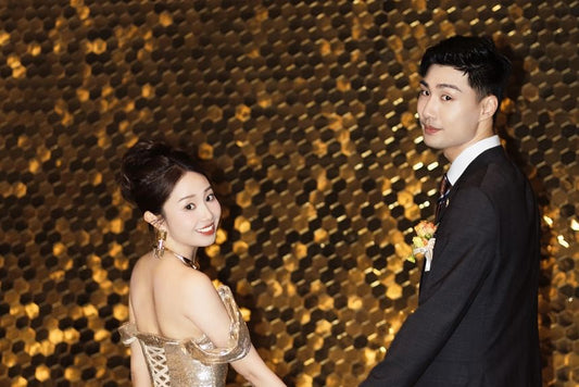 Spaghetti Strap Cowl Neck Sequin Sheath Evening Gown