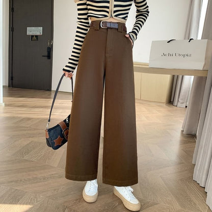 High Rise Wide Leg Jeans