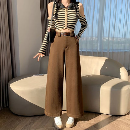 High Rise Wide Leg Jeans