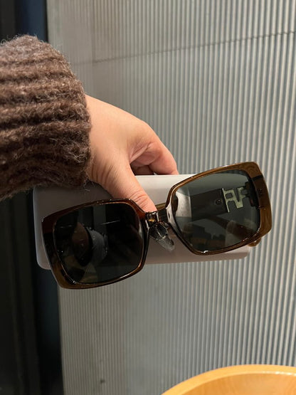 Square Polished Sunglasses
