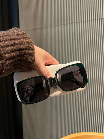 Square Polished Sunglasses