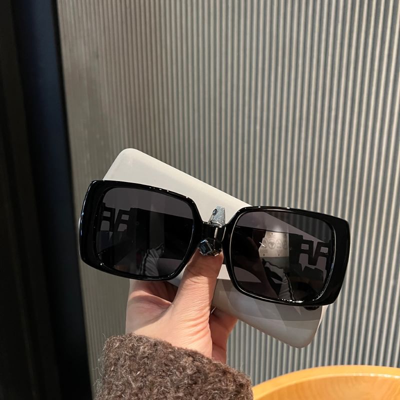 Square Polished Sunglasses