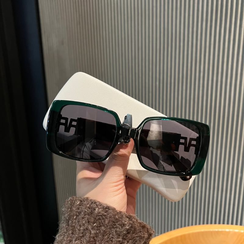 Square Polished Sunglasses