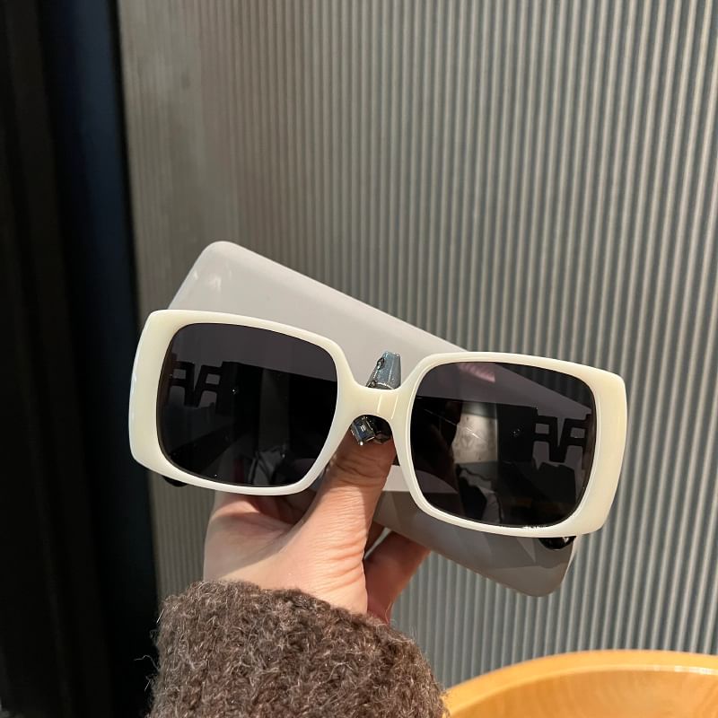 Square Polished Sunglasses