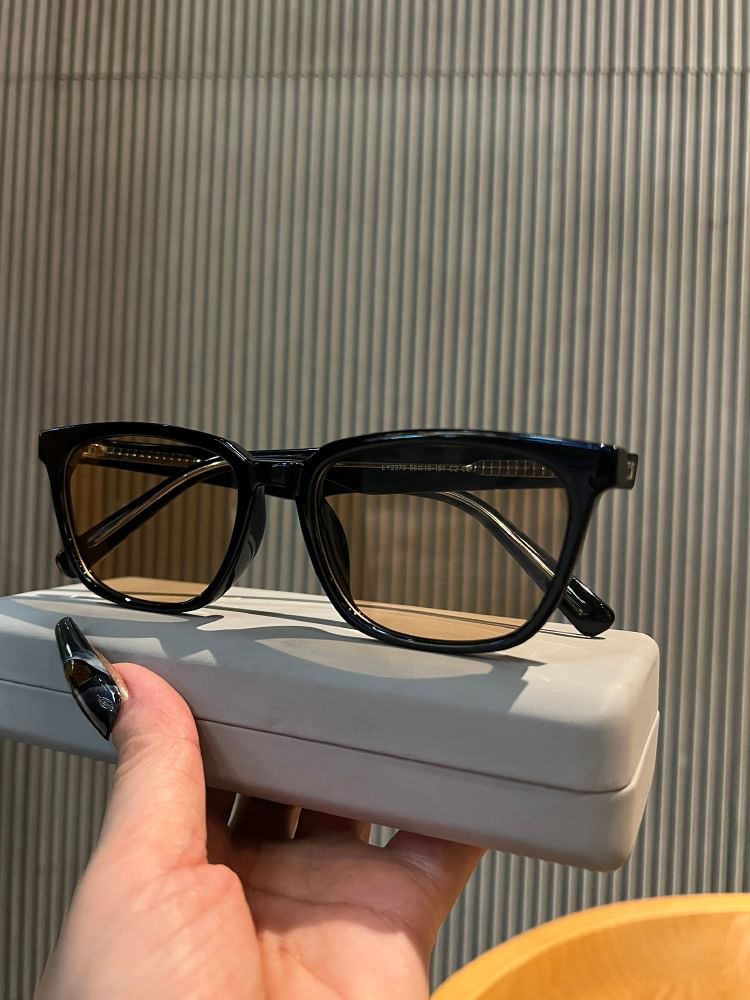 Square Polished Sunglasses