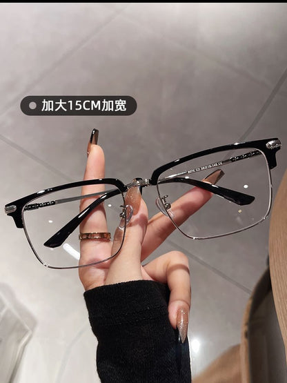 Square Metal Frame Eyeglasses Frame