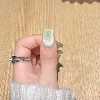 Cat Eye Press On Toenail