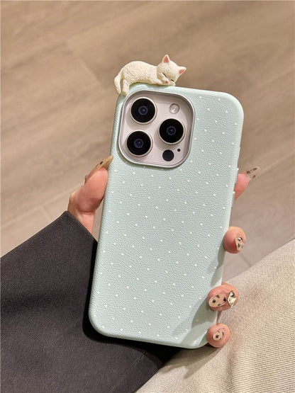 Cat Polka Dot Phone Case