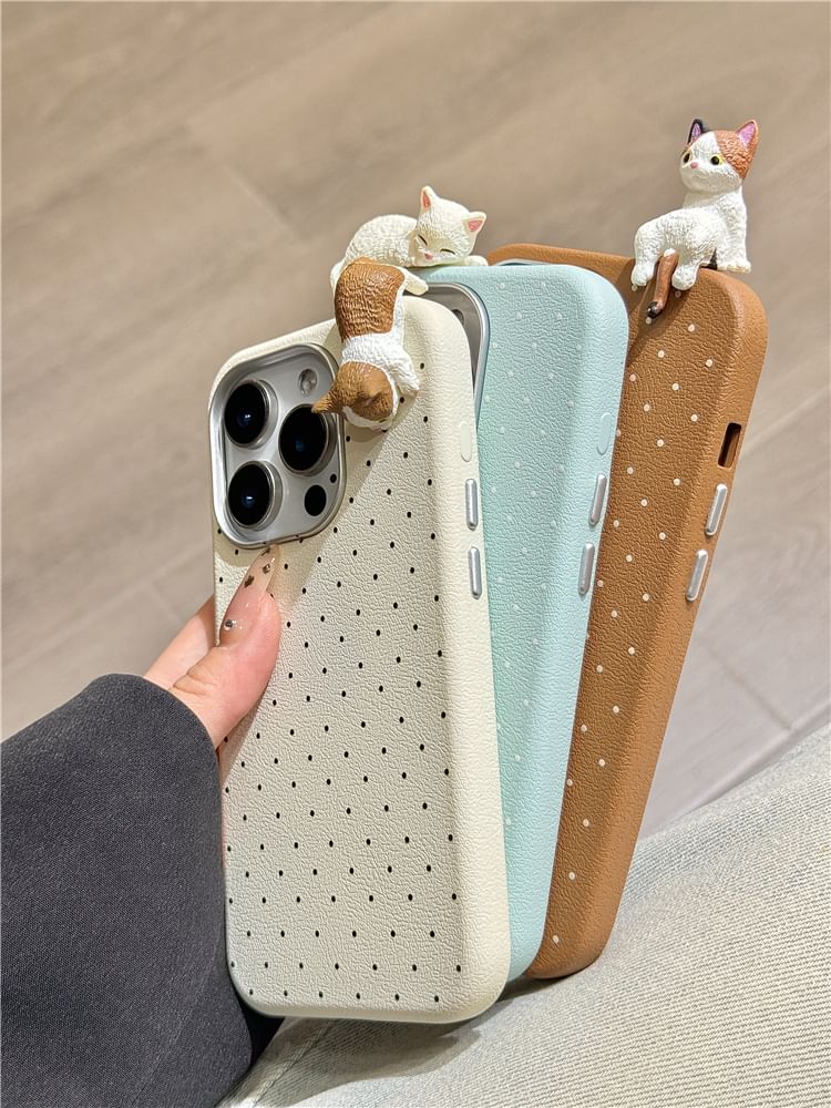 Cat Polka Dot Phone Case