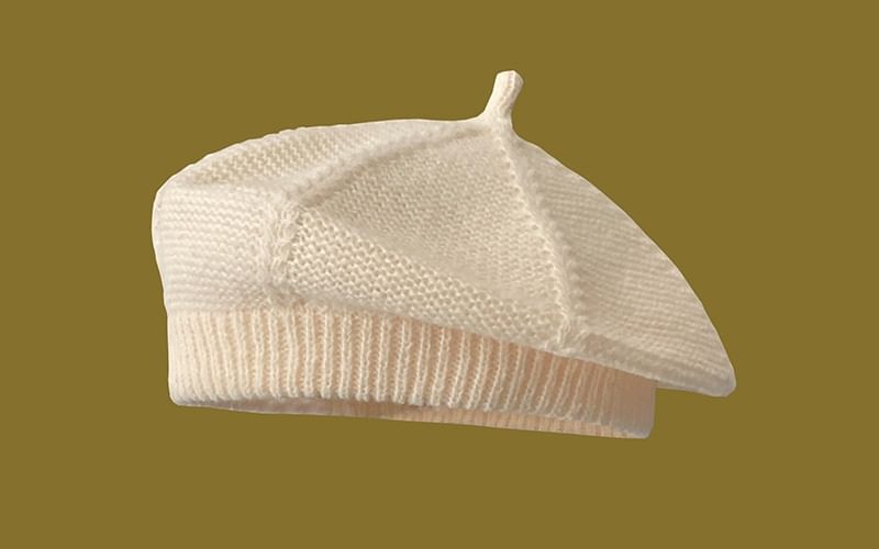 Plain Knit Beret