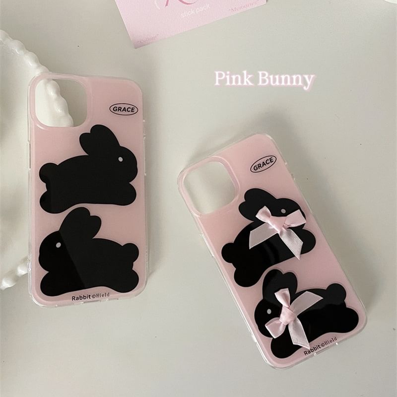 Rabbit Ribbon Phone Case