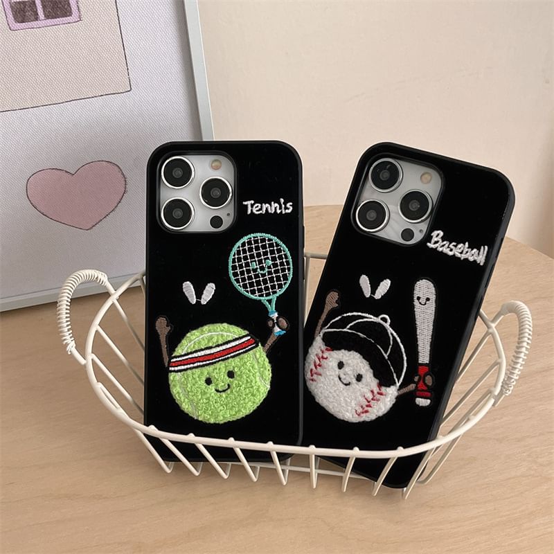 Sports Cartoon Phone Case - iPhone 16 Pro Max / 16 Pro / 16 Plus / 16 / 15 Pro Max / 15 Pro / 15 Plus / 15 / 14 Pro Max / 14 Pro / 14 Plus / 14 / 13 Pro Max / 13 Pro / 13 / 13 Mini