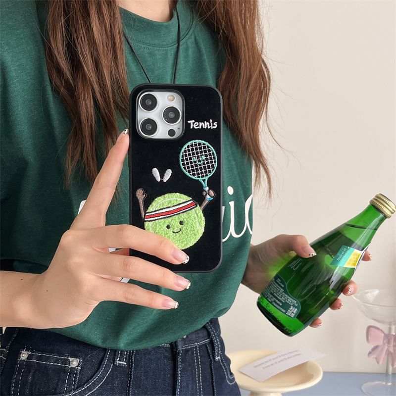 Sports Cartoon Phone Case - iPhone 16 Pro Max / 16 Pro / 16 Plus / 16 / 15 Pro Max / 15 Pro / 15 Plus / 15 / 14 Pro Max / 14 Pro / 14 Plus / 14 / 13 Pro Max / 13 Pro / 13 / 13 Mini