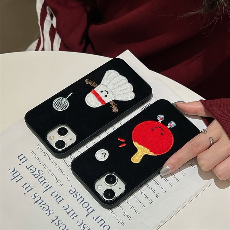 Sports Cartoon Phone Case - iPhone 16 Pro Max / 16 Pro / 16 Plus / 16 / 15 Pro Max / 15 Pro / 15 Plus / 15 / 14 Pro Max / 14 Pro / 14 Plus / 14 / 13 Pro Max / 13 Pro / 13 / 13 Mini