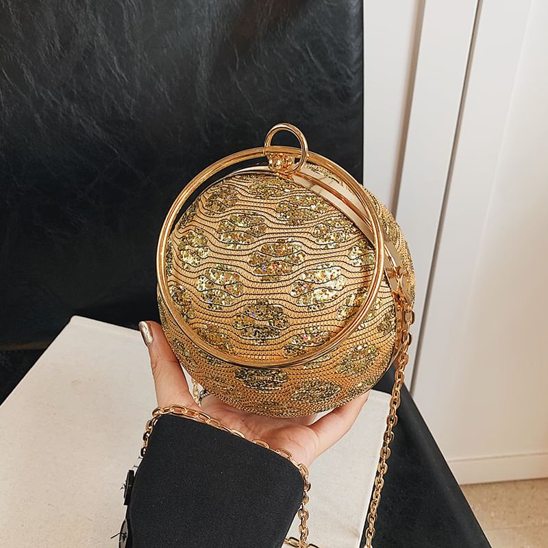 Evening Sequin Bag Sphere