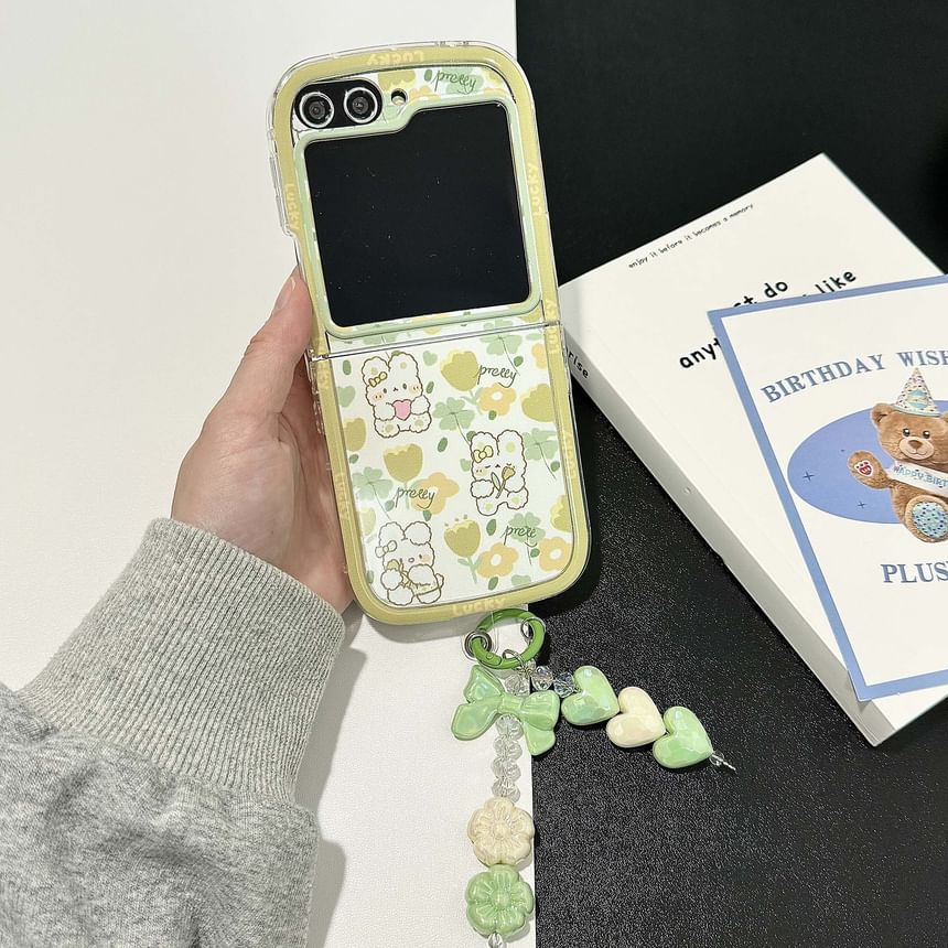 Animal Floral Phone Case / Charm / Set
