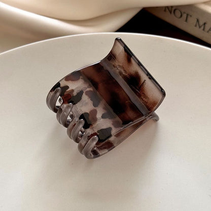 Leopard Acrylic Hair Claw