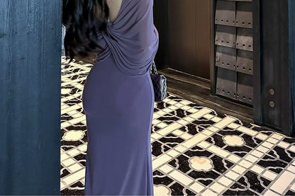 Strapless Plain Bow Midi Sheath Dress