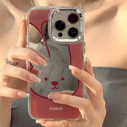 Rabbit Mirrored Phone Case