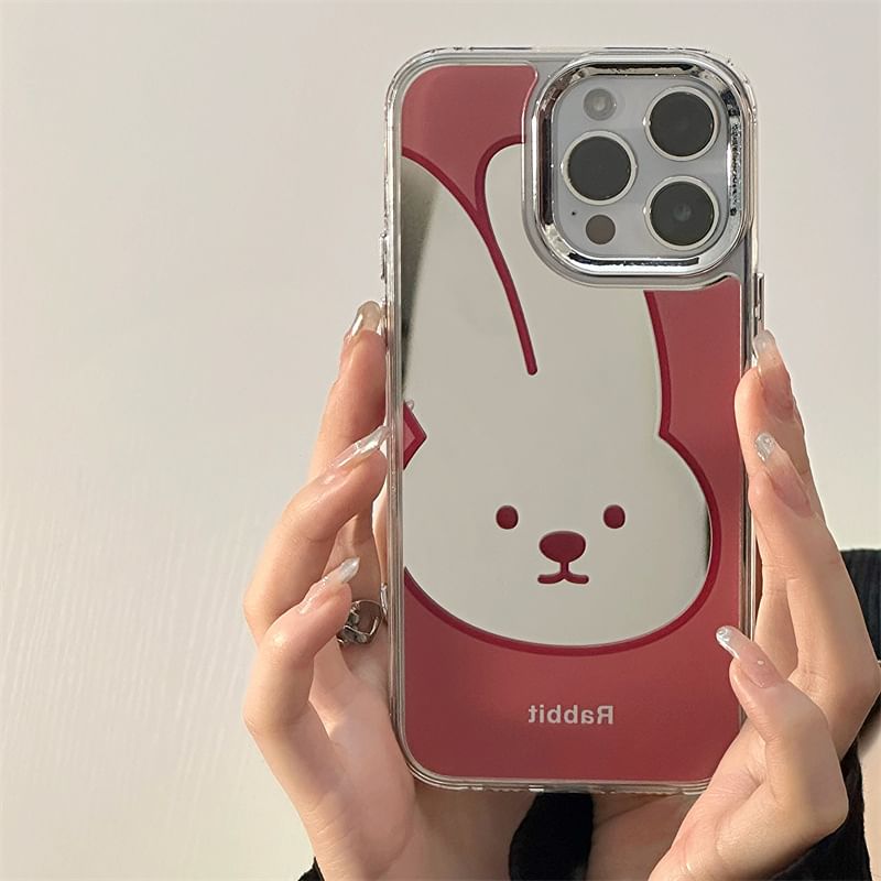 Rabbit Mirrored Phone Case