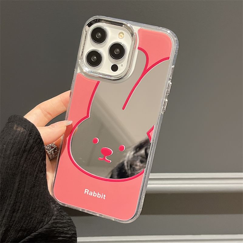 Rabbit Mirrored Phone Case