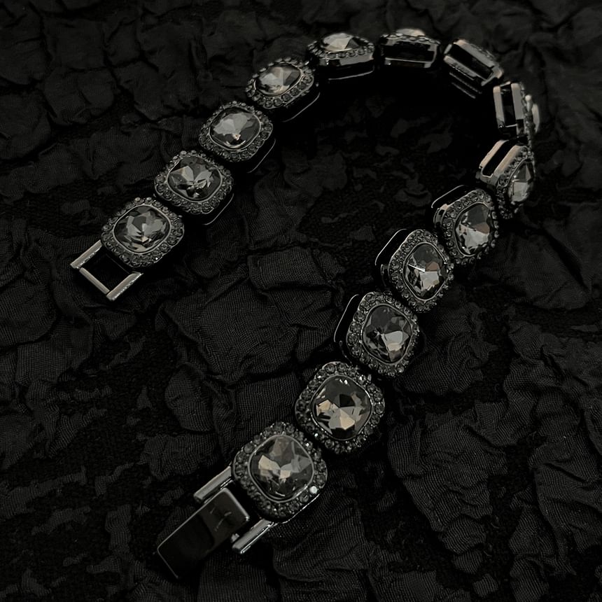 Rhinestone Stainless Steel Bracelet