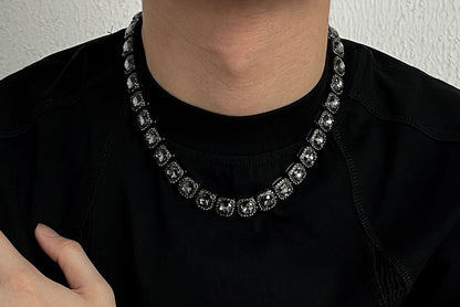 Rhinestone Stainless Steel Choker