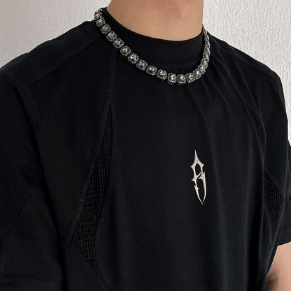 Rhinestone Stainless Steel Choker