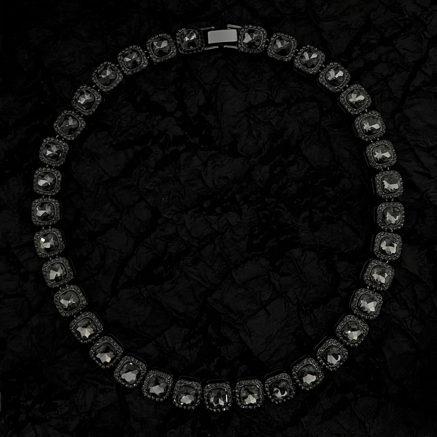 Rhinestone Stainless Steel Choker