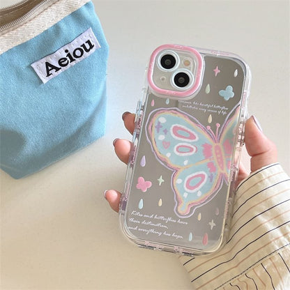 Print Phone Butterfly Case Mirrored