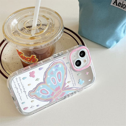 Print Phone Butterfly Case Mirrored