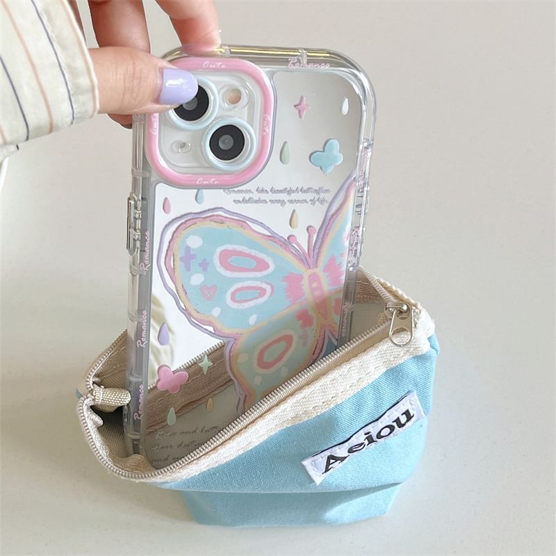 Print Phone Butterfly Case Mirrored