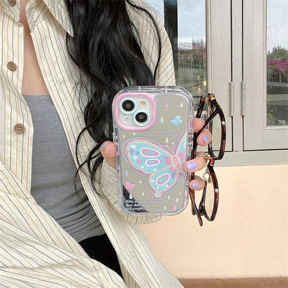 Print Phone Butterfly Case Mirrored