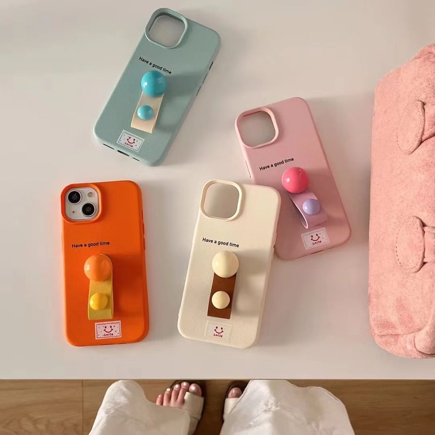 Strap Case Beaded Phone Finger