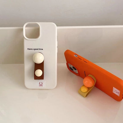 Strap Case Beaded Phone Finger