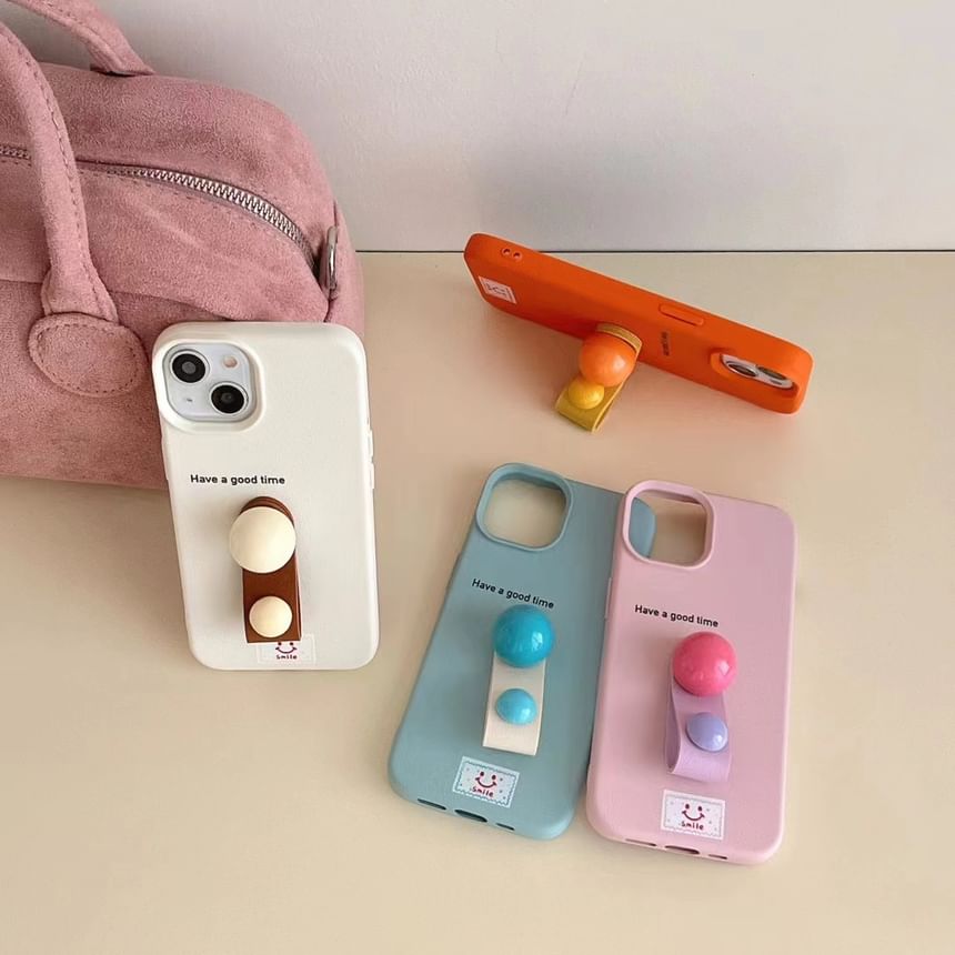 Strap Case Beaded Phone Finger